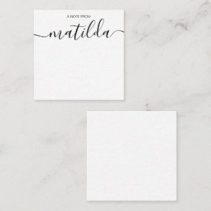 Klassisk modern handskriven calligrafi - enkel ant anteckningskort