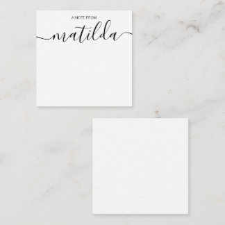 Klassisk modern handskriven calligrafi - enkel ant anteckningskort