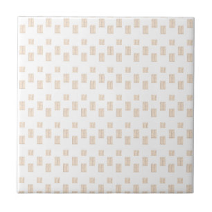 Klassisk modern keramisk beige och vit fyrkantig k kakelplatta