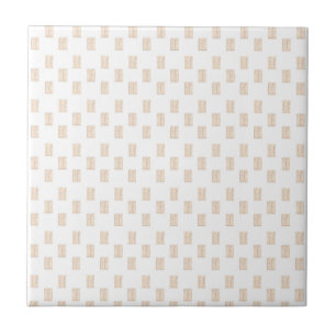 Klassisk modern keramisk beige och vit fyrkantig k kakelplatta