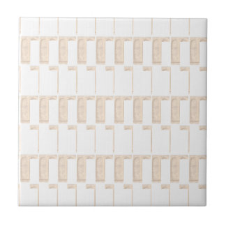 Klassisk modern keramisk beige och vit fyrkantig k kakelplatta
