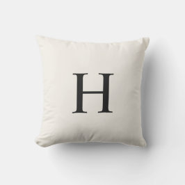 Klassisk Modern Monogram Kudde