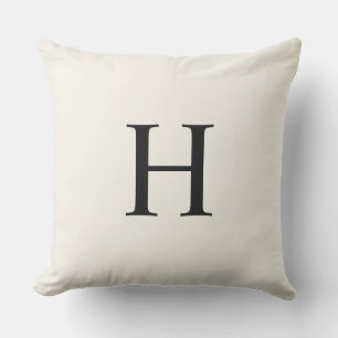 Klassisk Modern Monogram Kudde