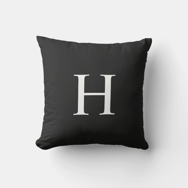 Klassisk Modern Monogram Kudde (Framsida)