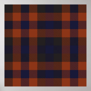 Klassisk modern Play Tartan Seamless Mönster. appa Poster
