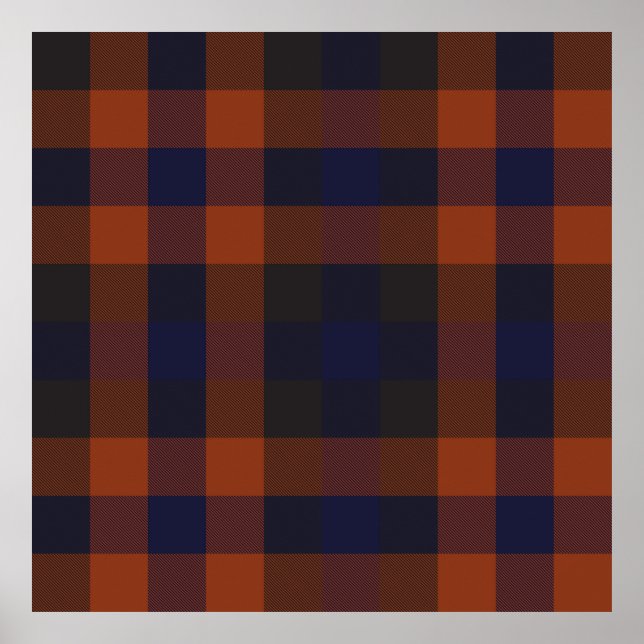 Klassisk modern Play Tartan Seamless Mönster. appa Poster (Framsidan)