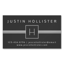 Klassisk modern Professionell Monogram | MÖRK GRÅT