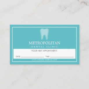 Klassisk, modern tandtandläkares Logotyp Möte Visitkort
