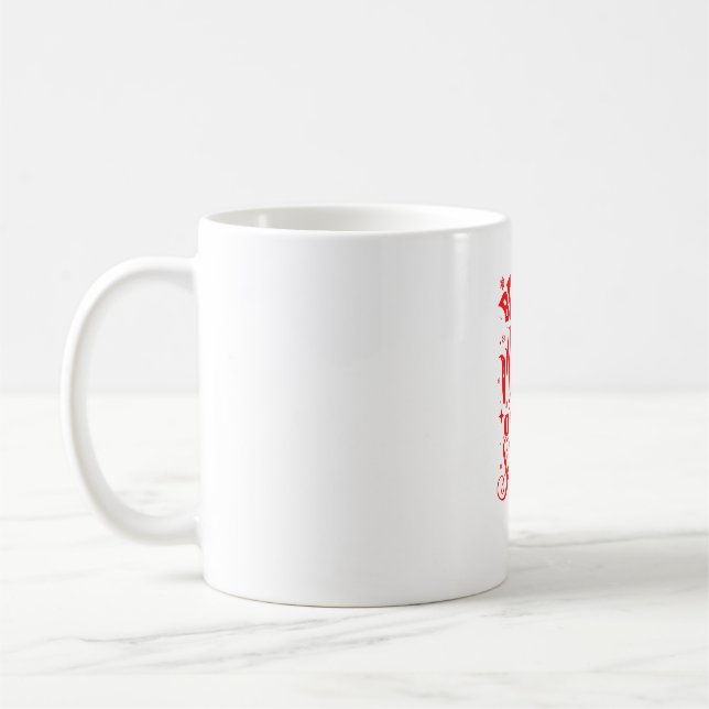 Klassisk modern Tro på den magiska, enkla designen Kaffemugg (Vänster)