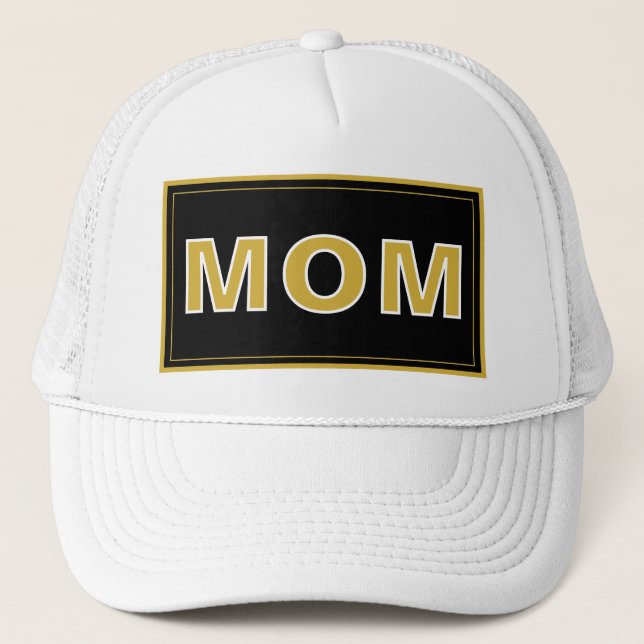 Klassisk MOM Truckerhatt för vardaglig cool stil Keps (Framsida)