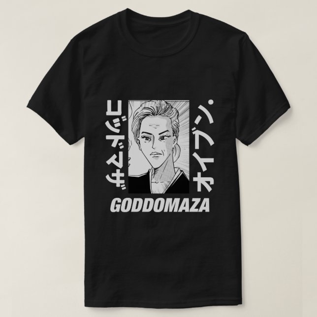 KLASSISK MOMOKO HUVUD TEICK MANAR SVART TEEE T SHIRT (Design framsida)