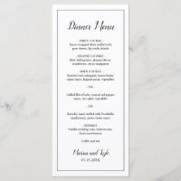 Klassisk Monogram Elegant Bröllop