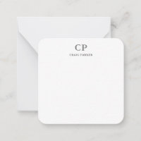 Klassisk monogram Professionell Plain