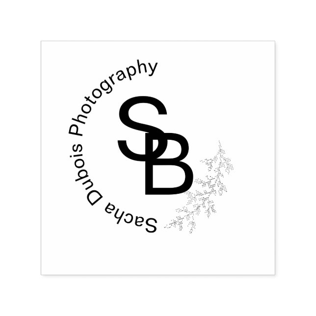 KLASSISK MONOGRAM SJÄLVFÄRGANDE STÄMPEL (Design)