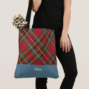 Klassisk monogrammad tote Bag Tygkasse