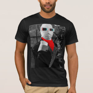 Klassisk monstergrafik tecknar den osynliga männi t shirt