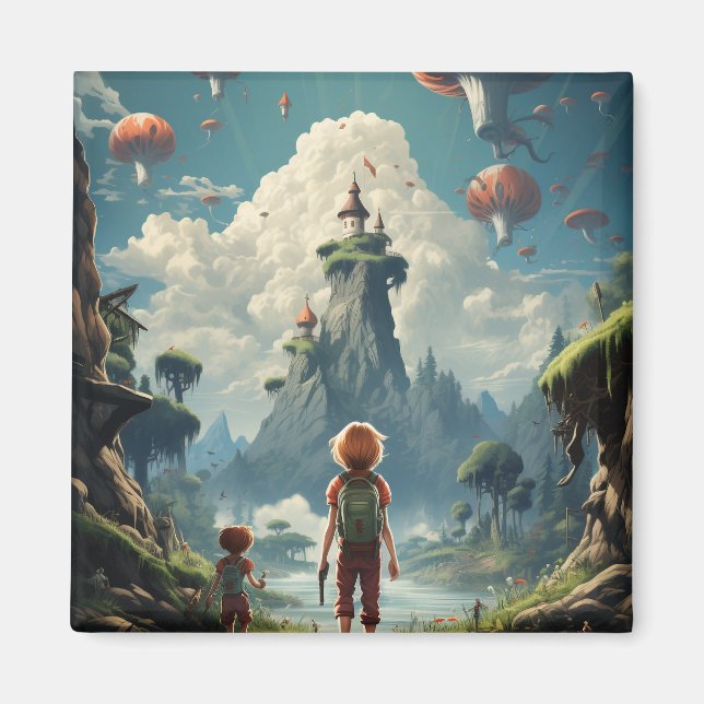 Klassisk monstertecknad magnet (Framsidan)