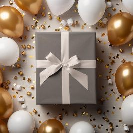 Klassisk Mörk av batch Taupe Beige Wrapping Papper Presentpapper