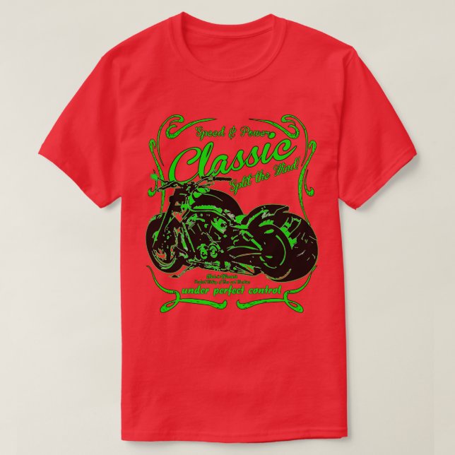 Klassisk motorcykel 1 t shirt (Design framsida)