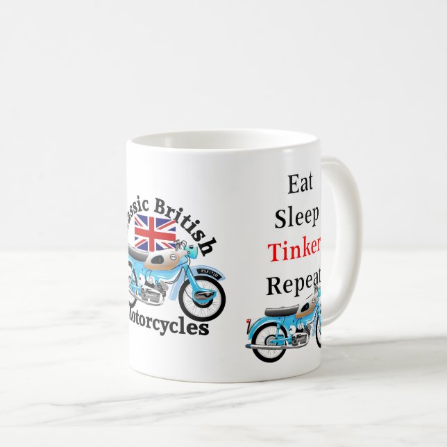 Klassisk motorcykel Ariel Pil mugg (Framsida höger)