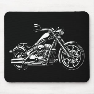 Klassisk motorcykel musmatta
