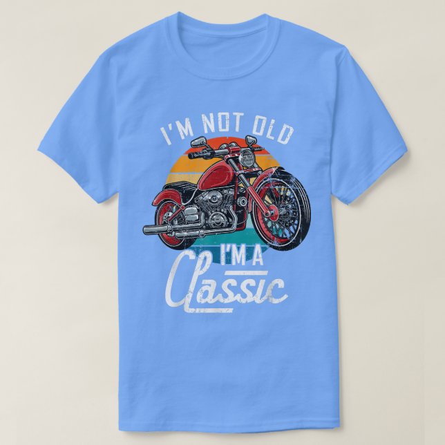 Klassisk motorcykeltröja, jag är ett klassiskt ske t shirt (Design framsida)