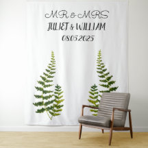 Klassisk Mr & Mrs bröllopsbakgrund banner
