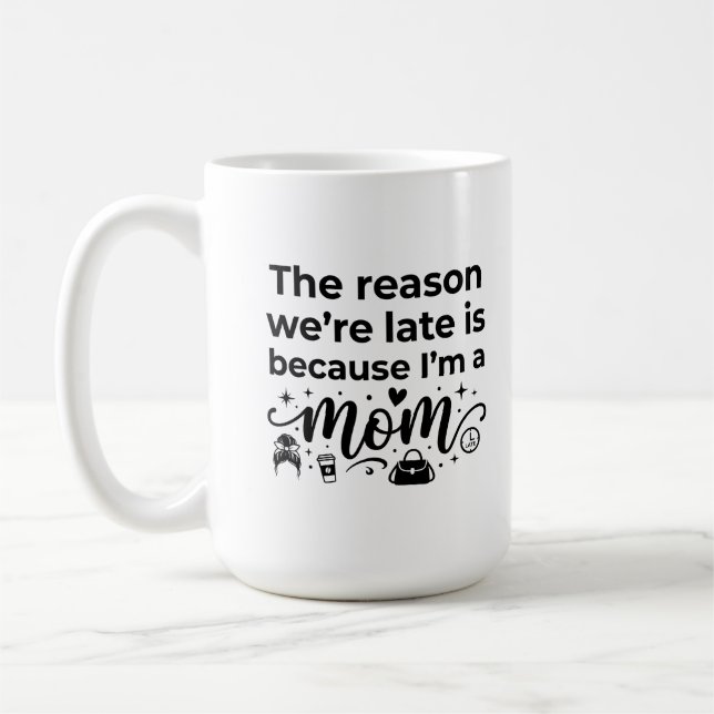 Klassisk mugg 15 oz morgonkaffecitat (Vänster)