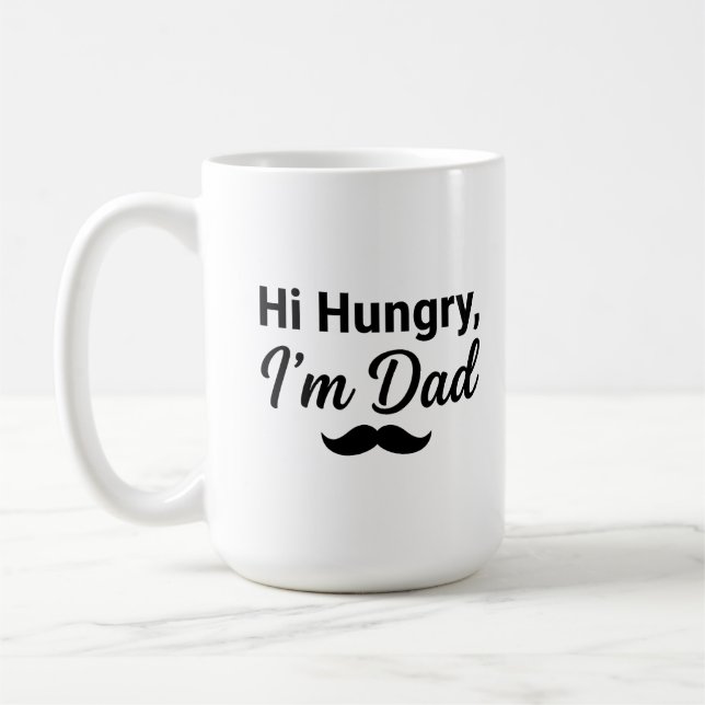 Klassisk mugg 15 oz - Roligt citat kaffemugg (Vänster)