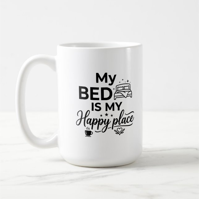 Klassisk mugg 15 oz Sipp Happy Morgoncitat (Vänster)