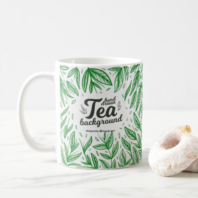 Klassisk mugg, 330 ml kaffemugg (Med munk)