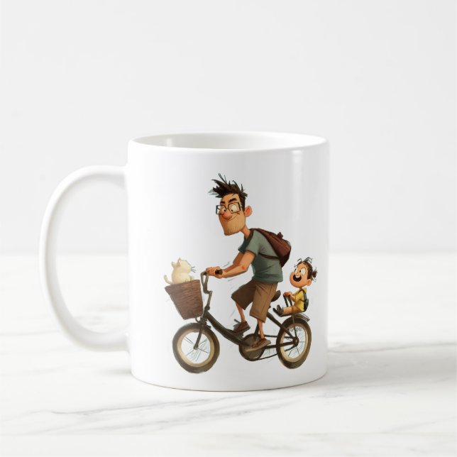 Klassisk mugg, 330 ml kaffemugg (Vänster)