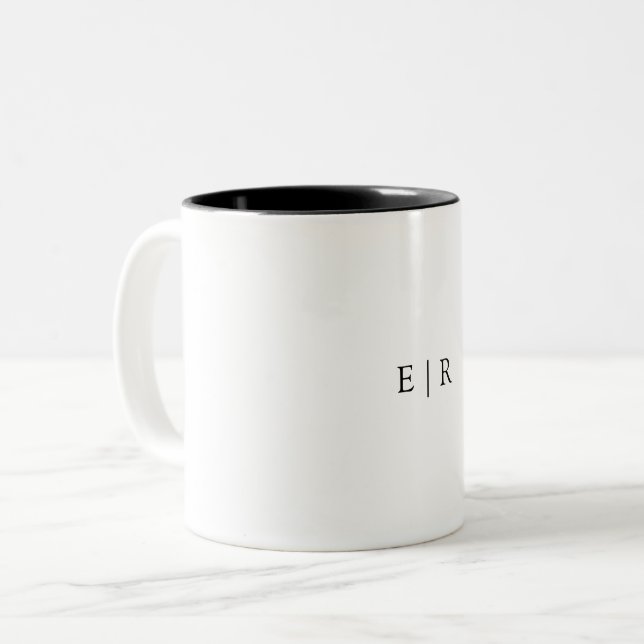 Klassisk mugg, 330 ml Två-Tonad mugg (Framsida vänster)