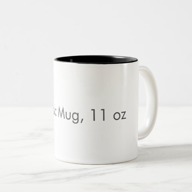 Klassisk mugg, 330 ml Två-Tonad mugg (Framsida höger)