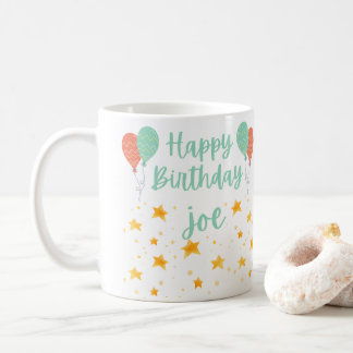 Klassisk mugg glad födelsedag joe