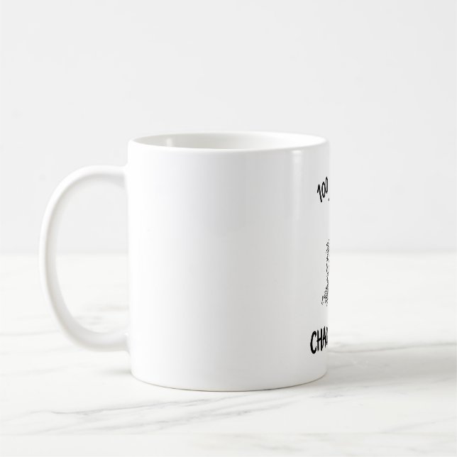 Klassisk mugg: Glad kyckling kaffemorgon Kaffemugg (Vänster)