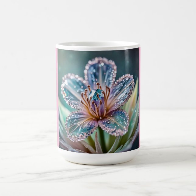 Klassisk mugg (gnistrande blommor) (Center)