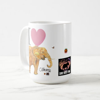 Klassisk mugg. I Kärlek Nosey. Kaffemugg