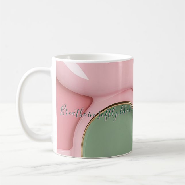 Klassisk mugg i stilrent abstrakt grafik (Vänster)
