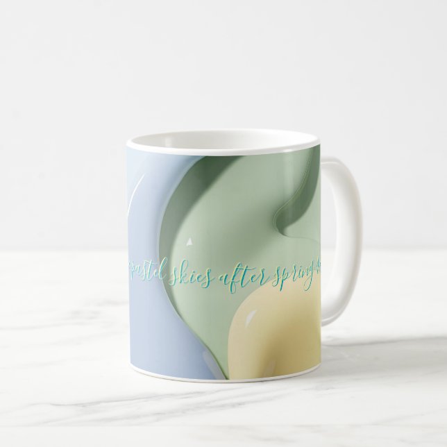 Klassisk mugg i stilrent abstrakt grafik (Framsida höger)