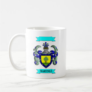 Klassisk mugg Martinez Efternamn Och Sköld