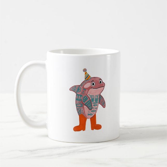 Klassisk Mugg med Späckhuggare i Festhatt (Vänster)