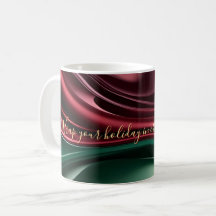 Klassisk mugg med stilrent abstrakt grafik