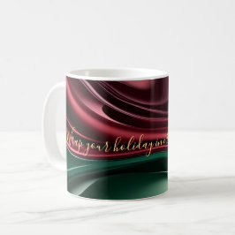 Klassisk mugg med stilrent abstrakt grafik