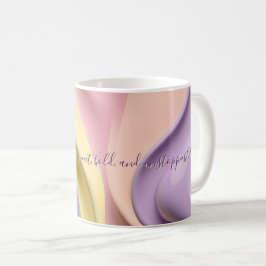 Klassisk mugg med stilrent abstrakt grafik