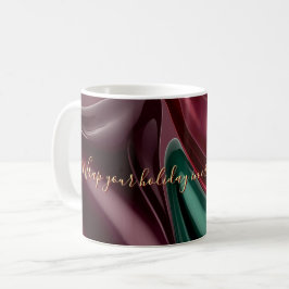 Klassisk mugg med stilrent abstrakt grafik