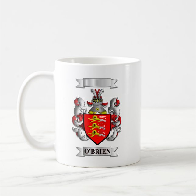 Klassisk mugg O'Brien Efternamn och Sköld (Vänster)