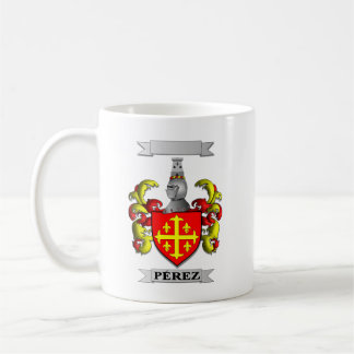 Klassisk mugg Perez efternamn och sköld
