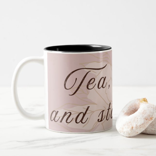 Klassisk mugg - Regencyinspirerad minimal estetik (Med munk)