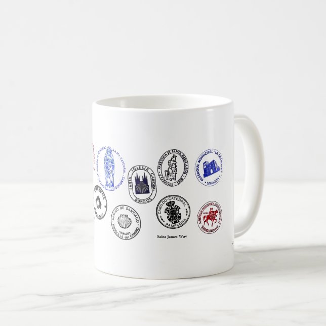 Klassisk mugg Saint James Way (Framsida höger)